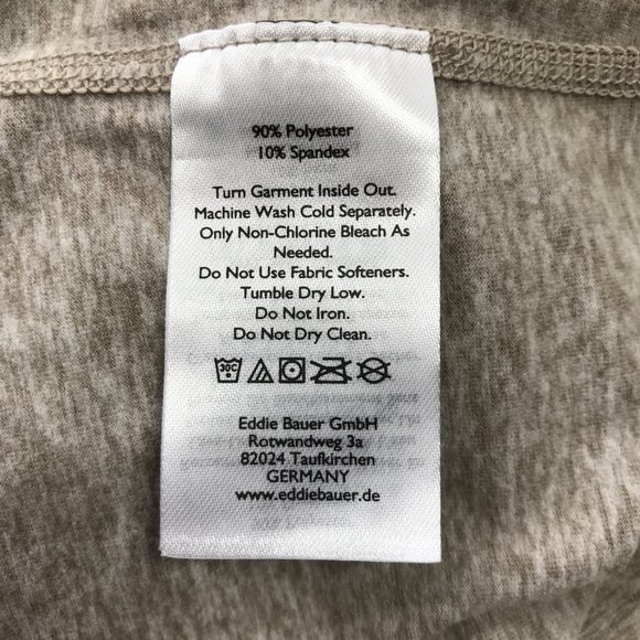 Eddie Bauer Women's sz M Treign Crew Neck Long Sleeve Training Sweat Taupe - Picture 9 of 11